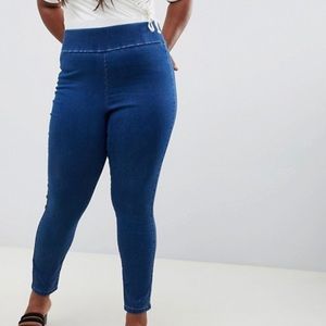 NEW ASOS Curve Pull On Jean Leggings
